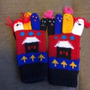 Colorful Finger Puppet Gloves for Kids